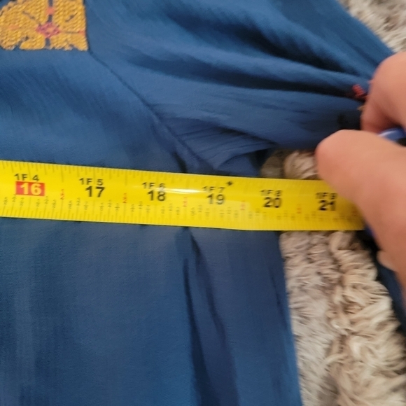 NWT Blue Rain Boho Dress S - Picture 7 of 11